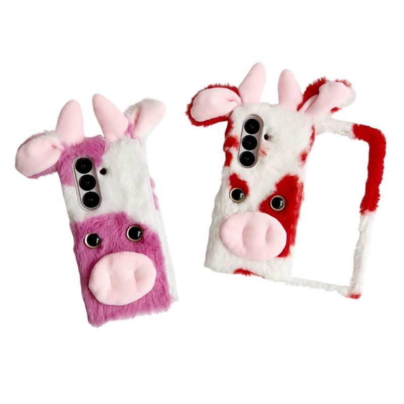 Coque Samsung Galaxy Z Fold 7 5G Vache en Peluche