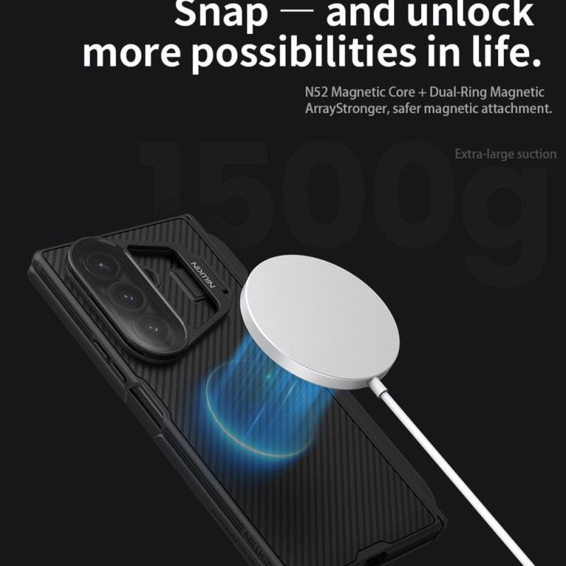 Coque Samsung Galaxy Z Fold 7 CamShield Prop Magnetic Series NILLKIN