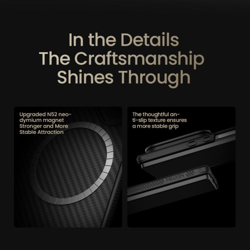 Coque Samsung Galaxy Z Fold 7 CarboProp Series avec Support