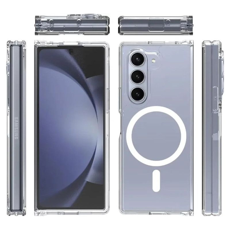 Coque Samsung Galaxy Z Fold 7 Compatible MagSafe Transparente