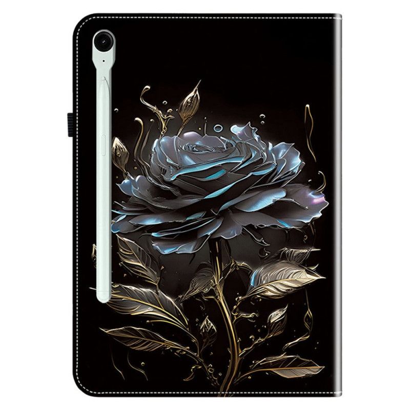 Étui de protection élégant pour Samsung Galaxy Tab S10 FE Plus Rose Noire