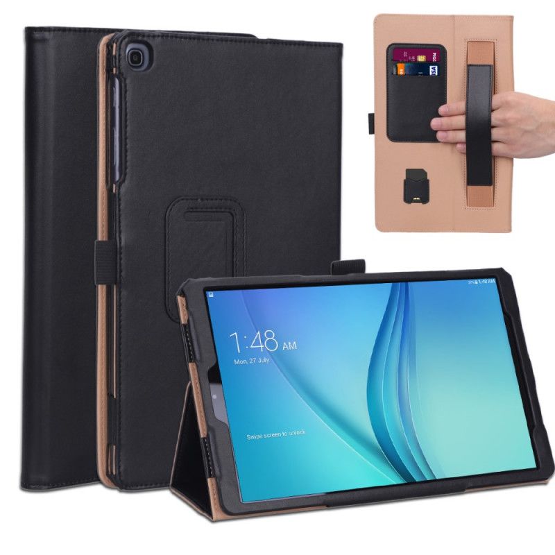 Étui Samsung Galaxy Tab A 10.1 (2019) Style Cuir Avec Sangle