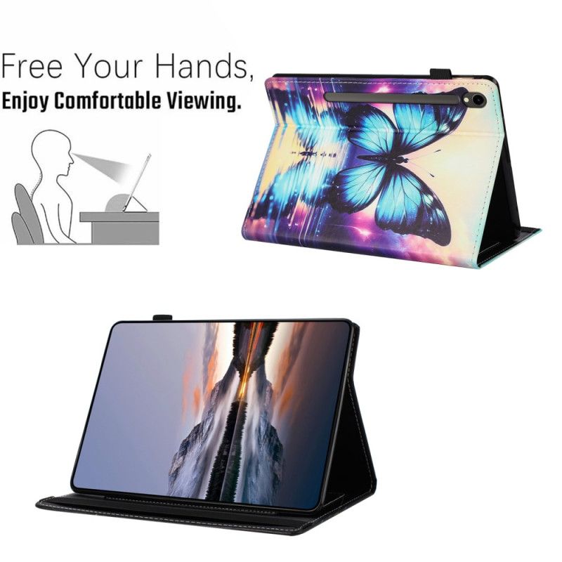 Étui Samsung Galaxy Tab S10 FE / S9 / S9 FE Papillon