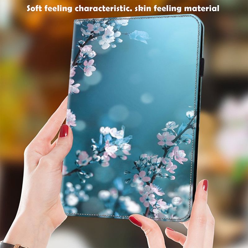 Étui Samsung Galaxy Tab S10 Plus / S9 Plus / S9 FE Plus Fleurs de Prunier