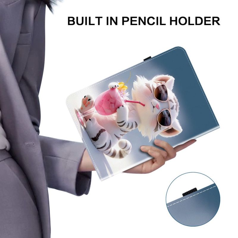 Étui Samsung Galaxy Tab S10 Plus / S9 FE Plus / S9 Plus Motif Tigre