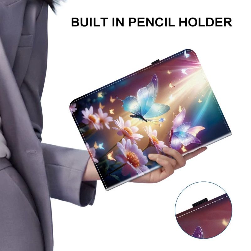 Étui Samsung Galaxy Tab S10 Plus / S9 FE Plus / S9 Plus Papillons