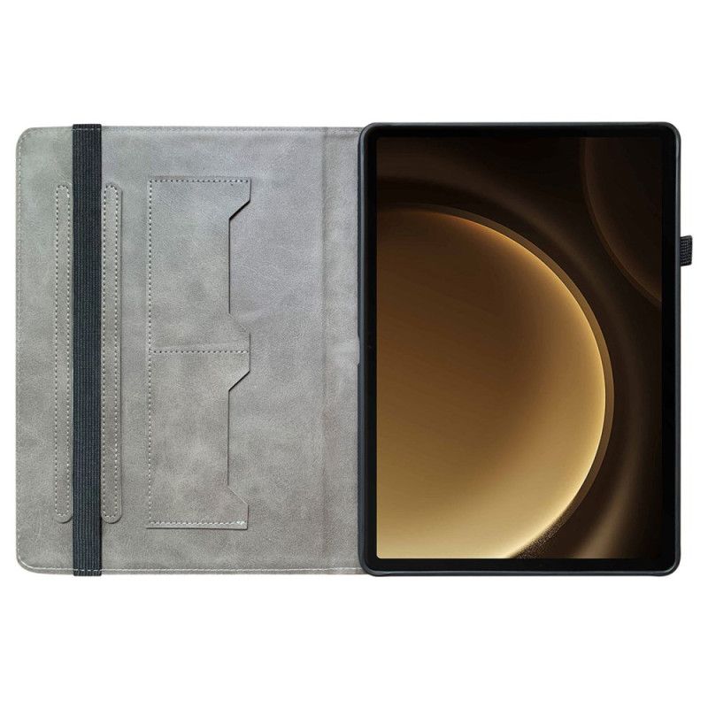 Étui Samsung Galaxy Tab S10 Plus / S9 FE Plus / S9 Plus Pivoine Violette