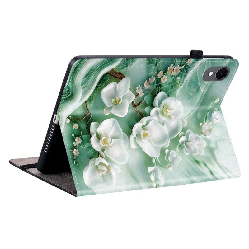 Étui Samsung Galaxy Tab S11 Fleurs de Jade