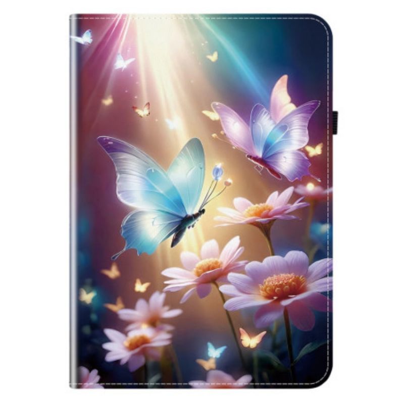 Étui Samsung Galaxy Tab S11 Papillons sous la Lumière
