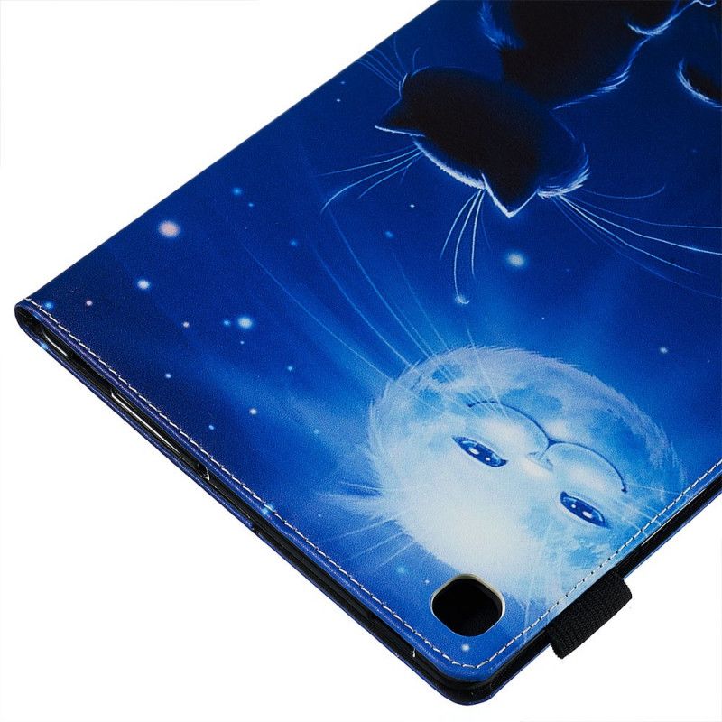 Étui Samsung Galaxy Tab S5e Chat Au Clair De Lune