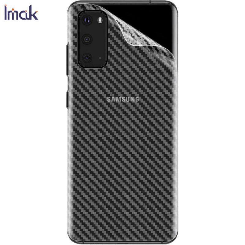 Film Arrière Pour Samsung Galaxy S20 Style Carbone Imak