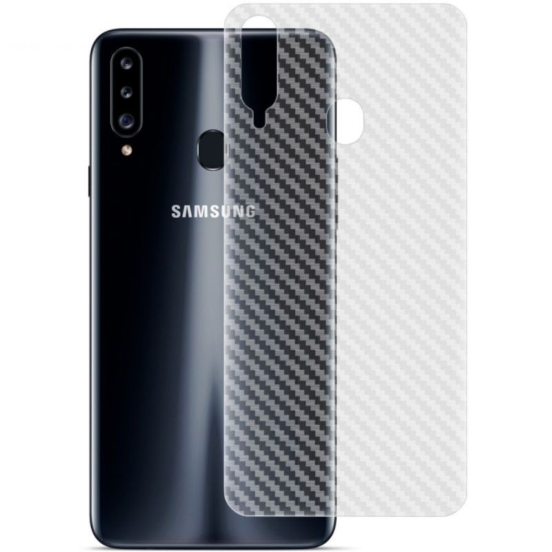 Film De Protection Arrière Pour Samsung Galaxy A20s Style Carbone Imak