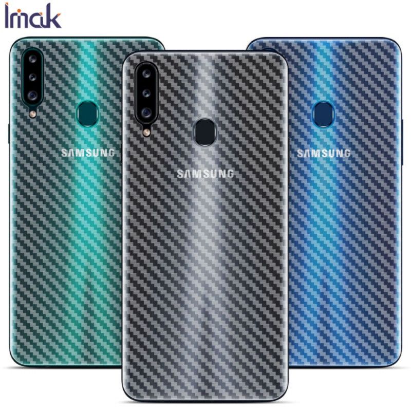 Film De Protection Arrière Pour Samsung Galaxy A20s Style Carbone Imak