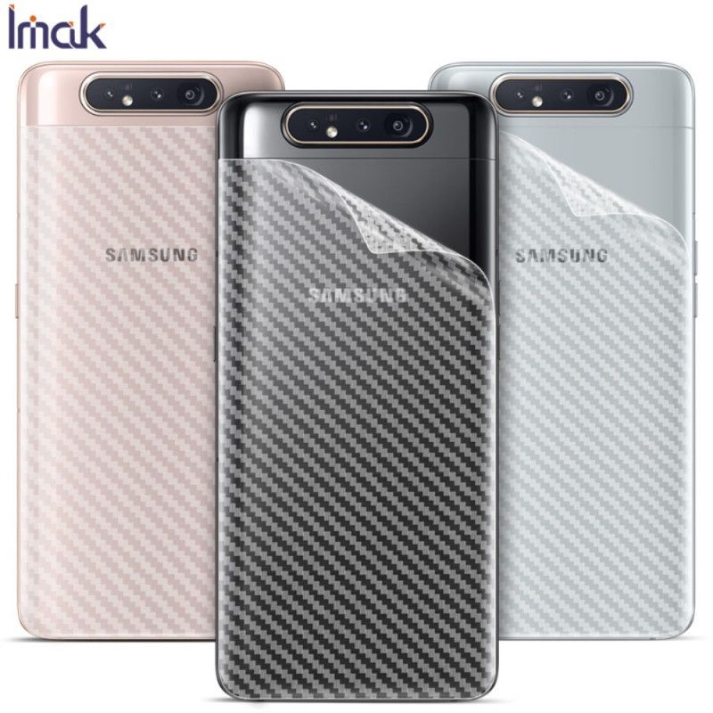 Film De Protection Arrière Pour Samsung Galaxy A90 / A80 Style Carbone Imak