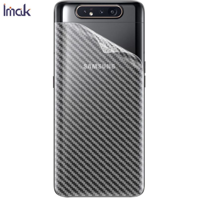 Film De Protection Arrière Pour Samsung Galaxy A90 / A80 Style Carbone Imak