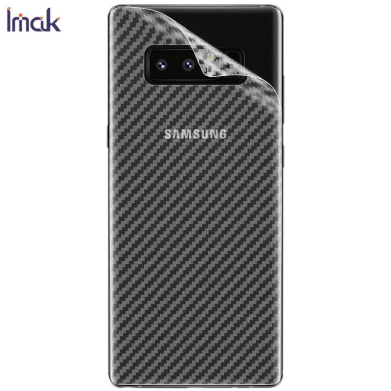 Film De Protection Arrière Pour Samsung Galaxy Note 8 Style Carbone Imak