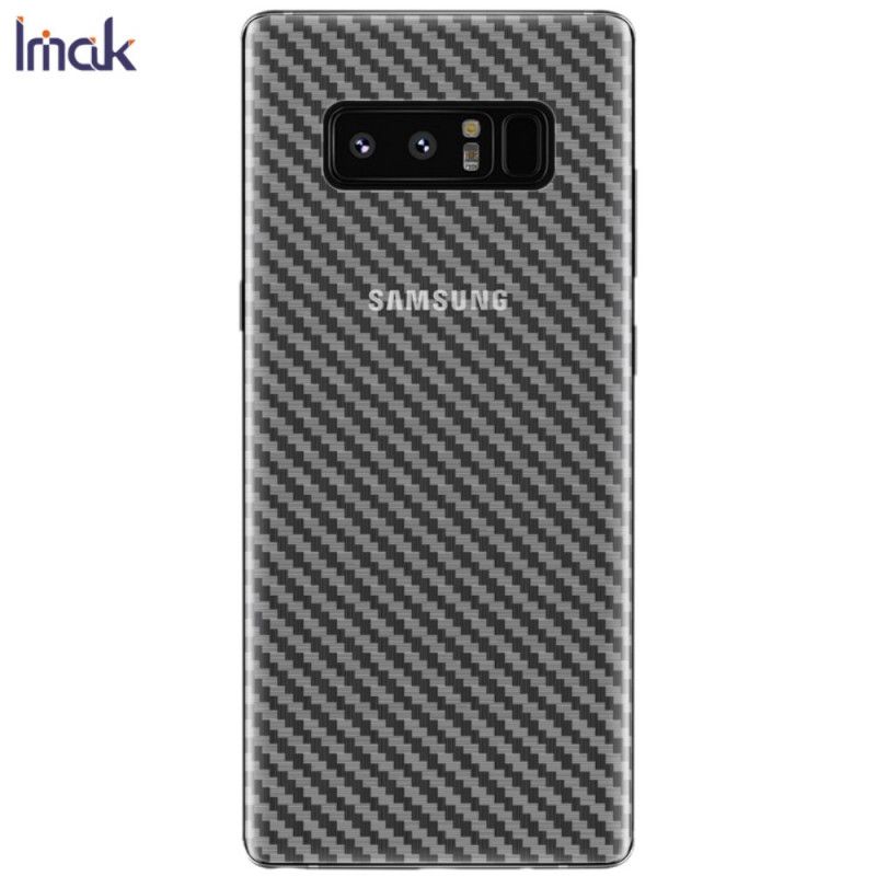 Film De Protection Arrière Pour Samsung Galaxy Note 8 Style Carbone Imak