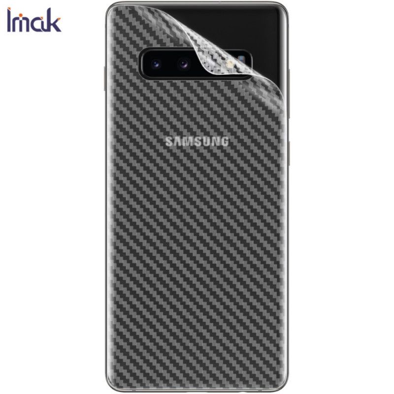 Film De Protection Arrière Pour Samsung Galaxy S10 Plus Carbone Imak
