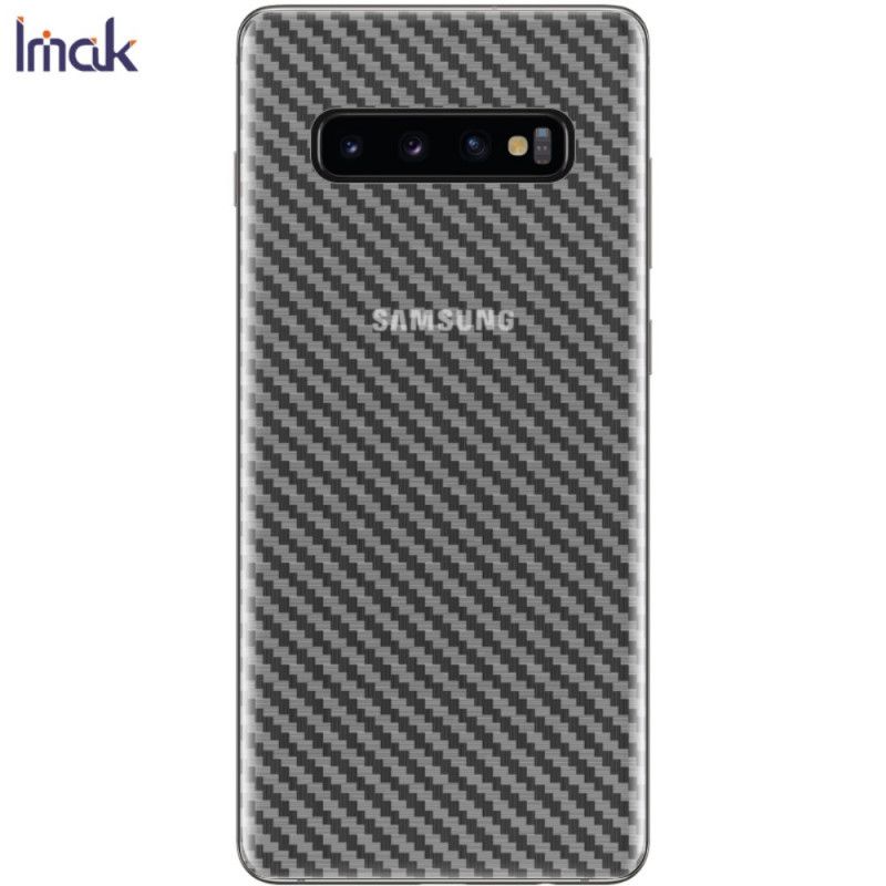 Film De Protection Arrière Pour Samsung Galaxy S10 Plus Carbone Imak