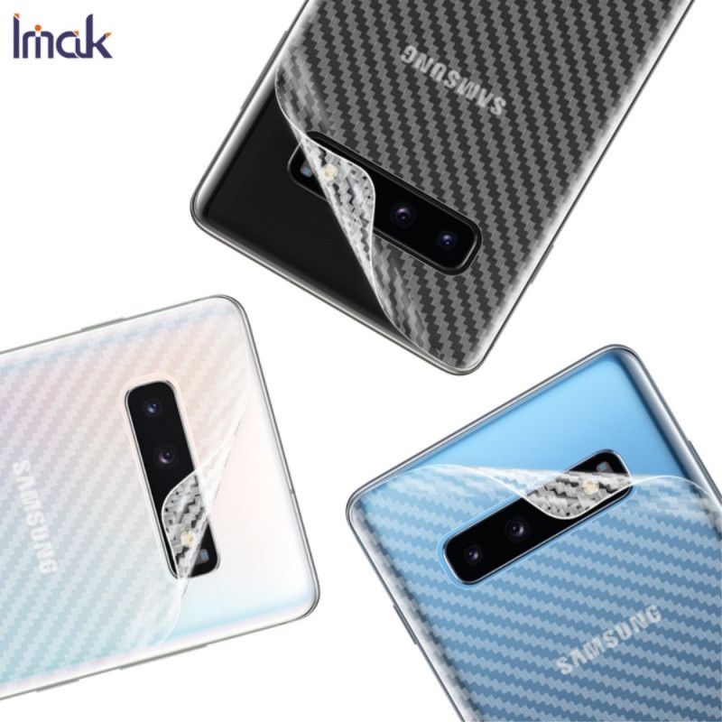 Film De Protection Arrière Pour Samsung Galaxy S10 Plus Carbone Imak