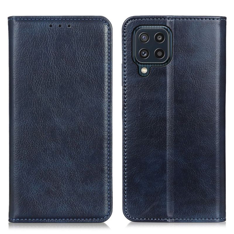 Flip Cover Pour Samsung Galaxy M32 Cuir Litchi Fendu Élégance