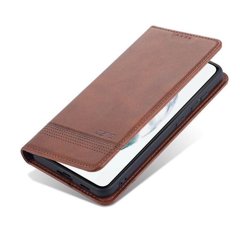 Flip Cover Pour Samsung Galaxy S21 FE Style Cuir Azns