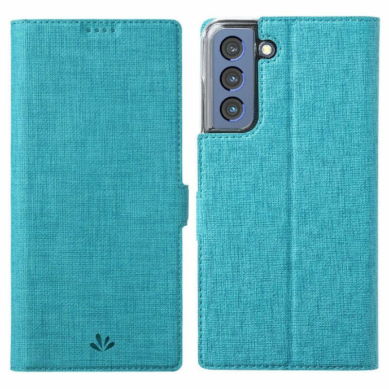 Flip Cover Pour Samsung Galaxy S21 FE Texturée