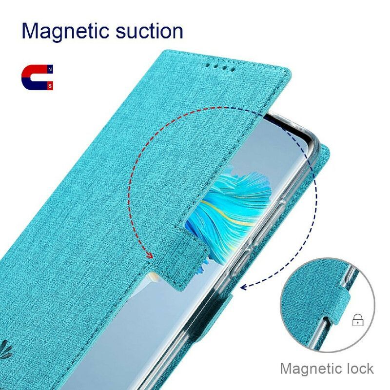 Flip Cover Pour Samsung Galaxy S21 FE Texturée