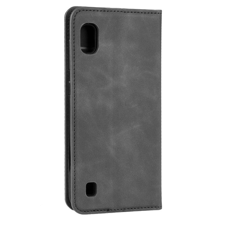 Flip Cover Samsung Galaxy A10 Effet Cuir Douceur