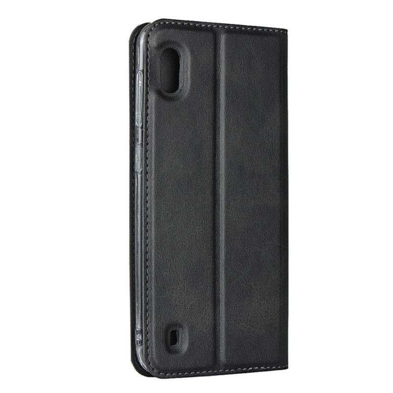 Flip Cover Samsung Galaxy A10 Simili Cuir Classe À Lanière