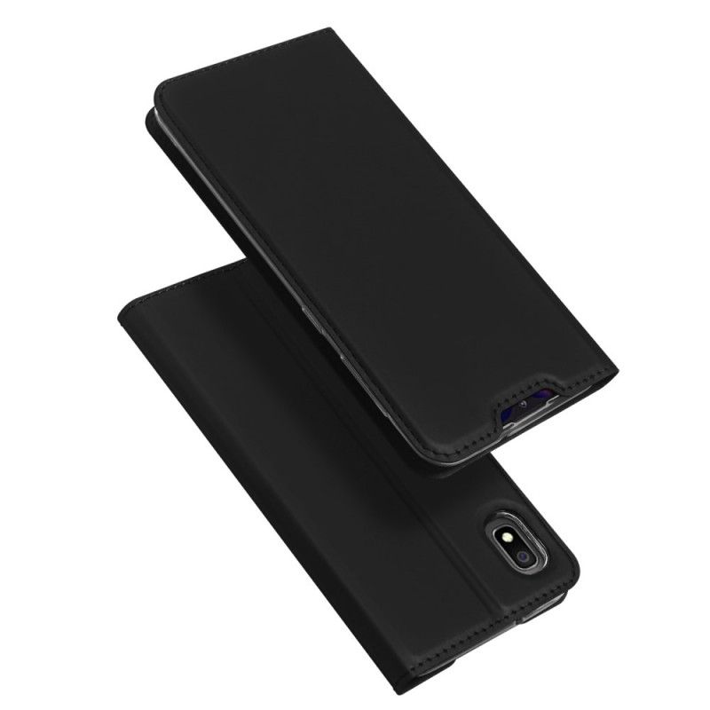 Flip Cover Samsung Galaxy A10 Skin Pro Dux Ducis