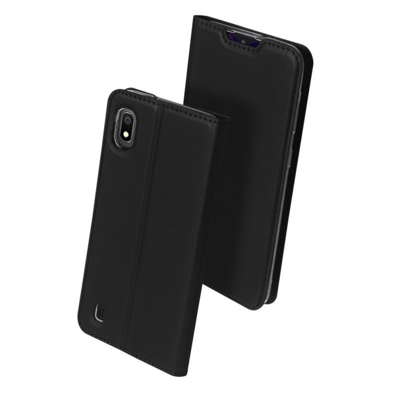 Flip Cover Samsung Galaxy A10 Skin Pro Dux Ducis