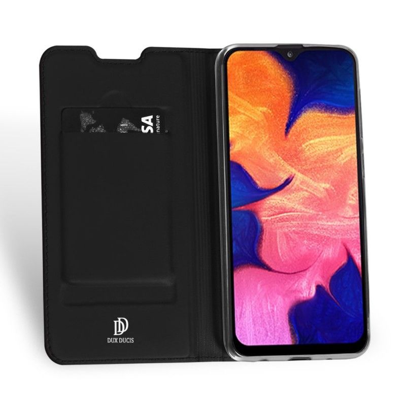 Flip Cover Samsung Galaxy A10 Skin Pro Dux Ducis