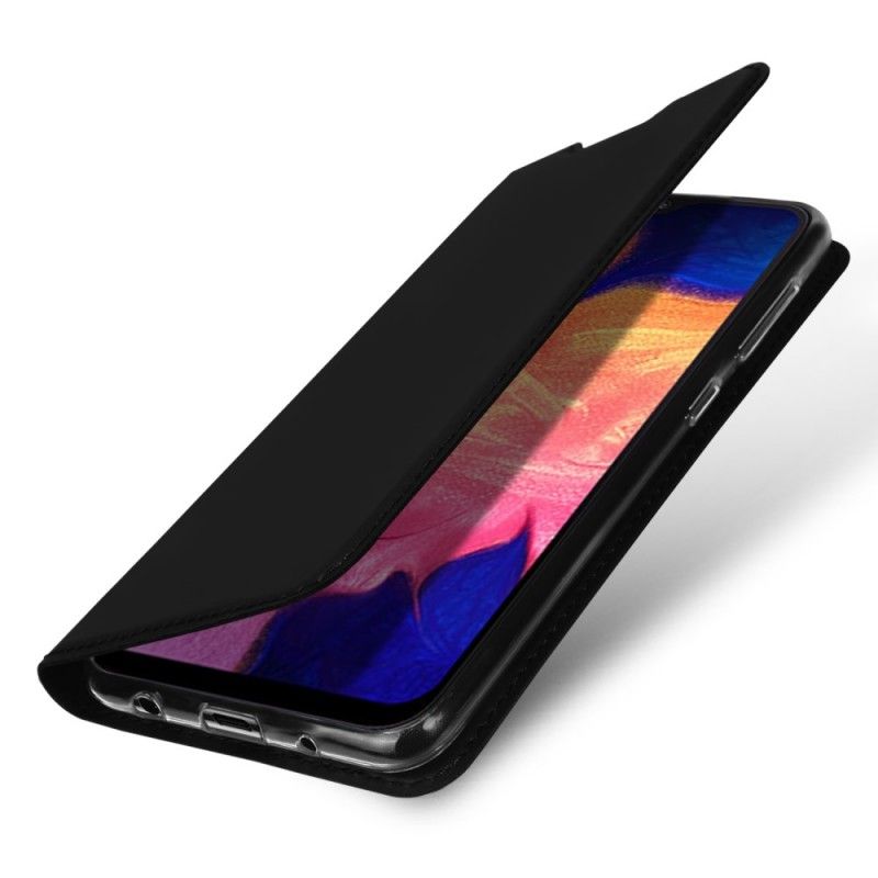 Flip Cover Samsung Galaxy A10 Skin Pro Dux Ducis