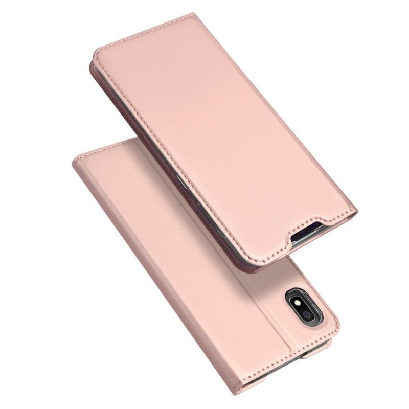 Flip Cover Samsung Galaxy A10 Skin Pro Dux Ducis