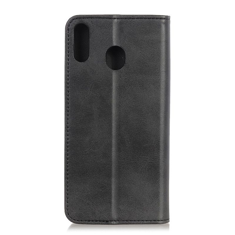 Flip Cover Samsung Galaxy A10s Cuir Fendu