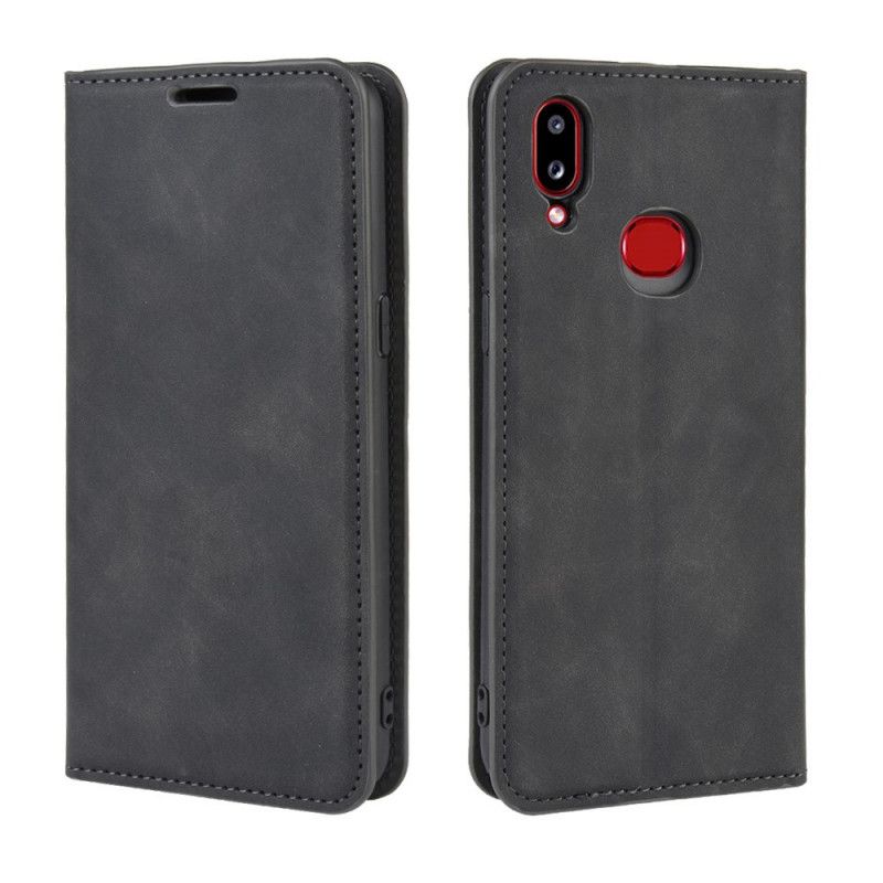 Flip Cover Samsung Galaxy A10s Effet Cuir Douceur