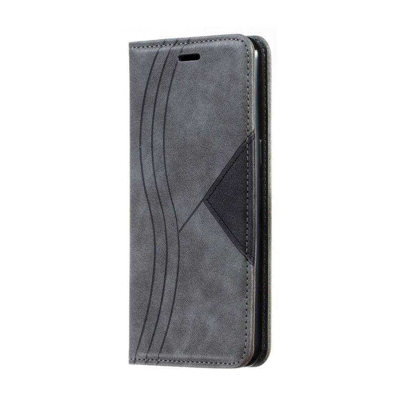 Flip Cover Samsung Galaxy A10s Style Cuir Vague