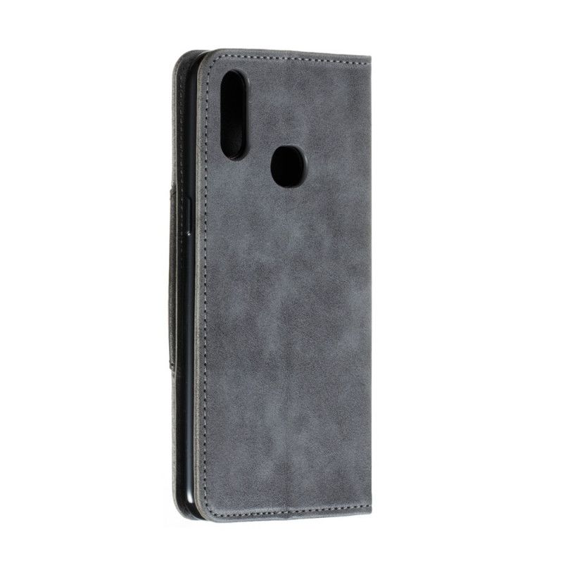 Flip Cover Samsung Galaxy A10s Style Cuir Vague