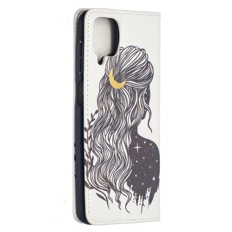 Flip Cover Samsung Galaxy A12 Jolie Chevelure