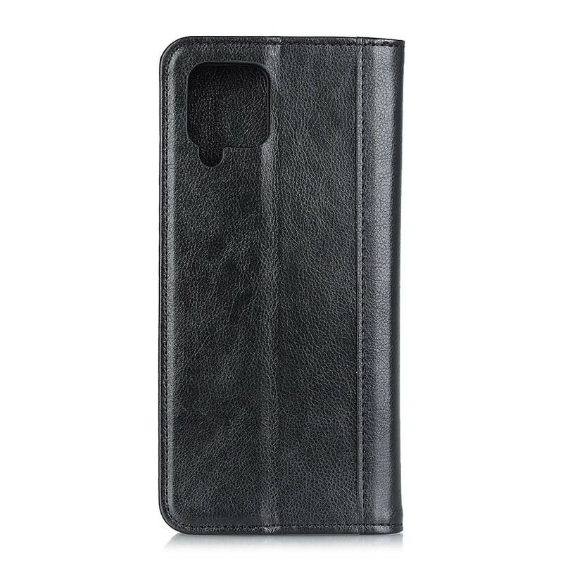 Flip Cover Samsung Galaxy A12 / M12 Cuir Fendu Coloré