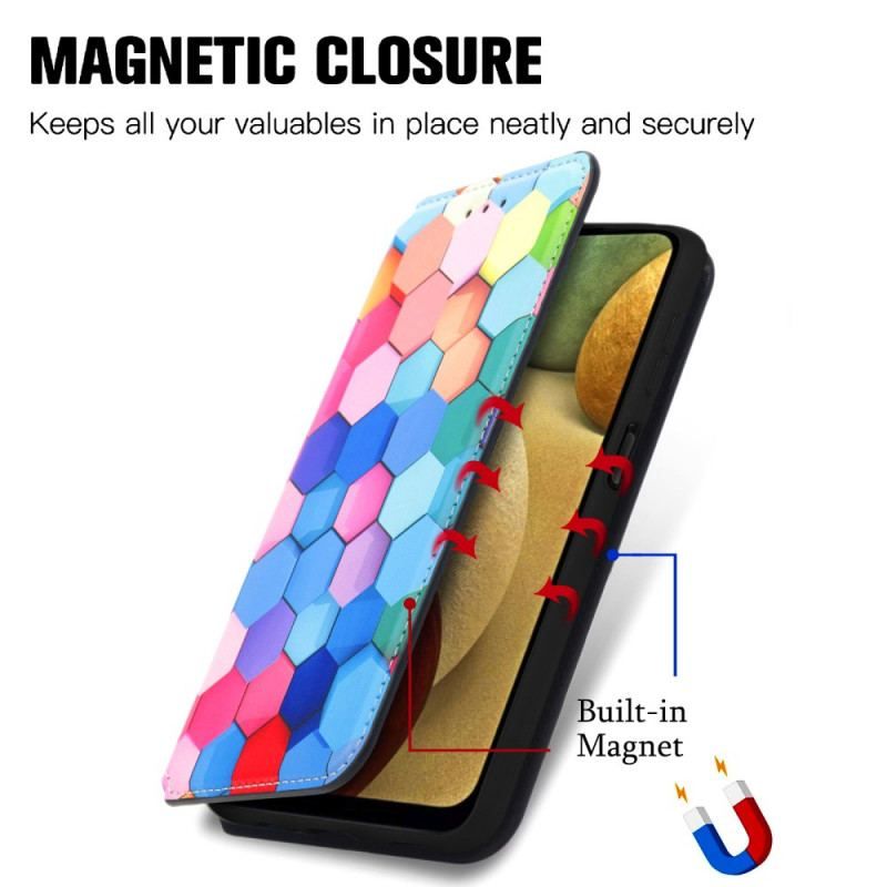 Flip Cover Samsung Galaxy A12 / M12 Design RFID Caseneo