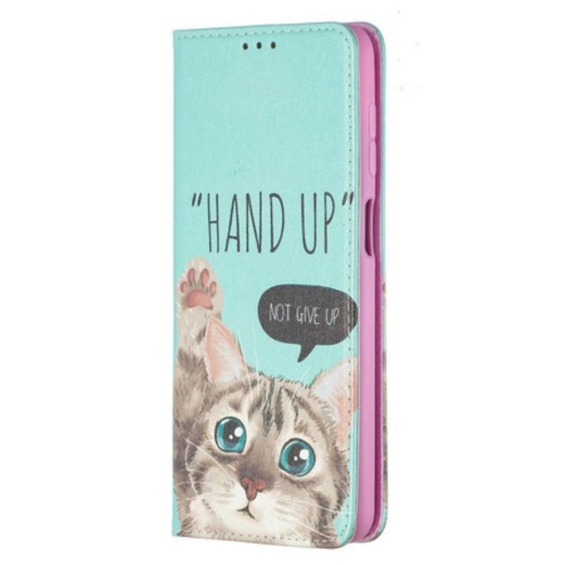 Flip Cover Samsung Galaxy A12 / M12 Hand Up