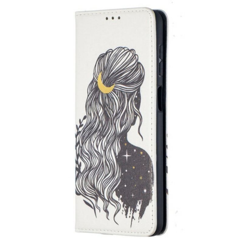 Flip Cover Samsung Galaxy A12 / M12 Jolie Chevelure