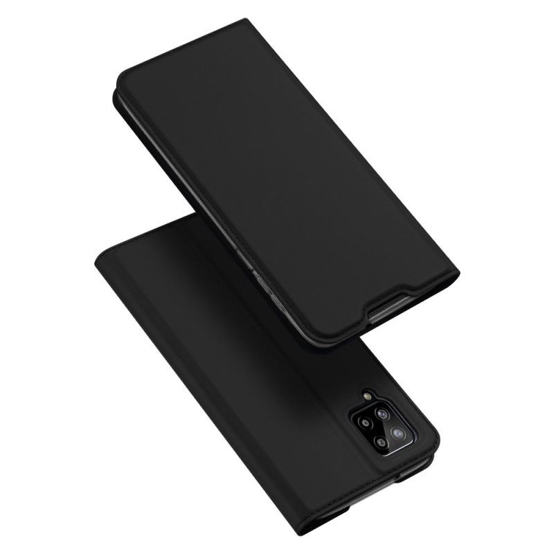 Flip Cover Samsung Galaxy A12 Skin Pro Dux Ducis