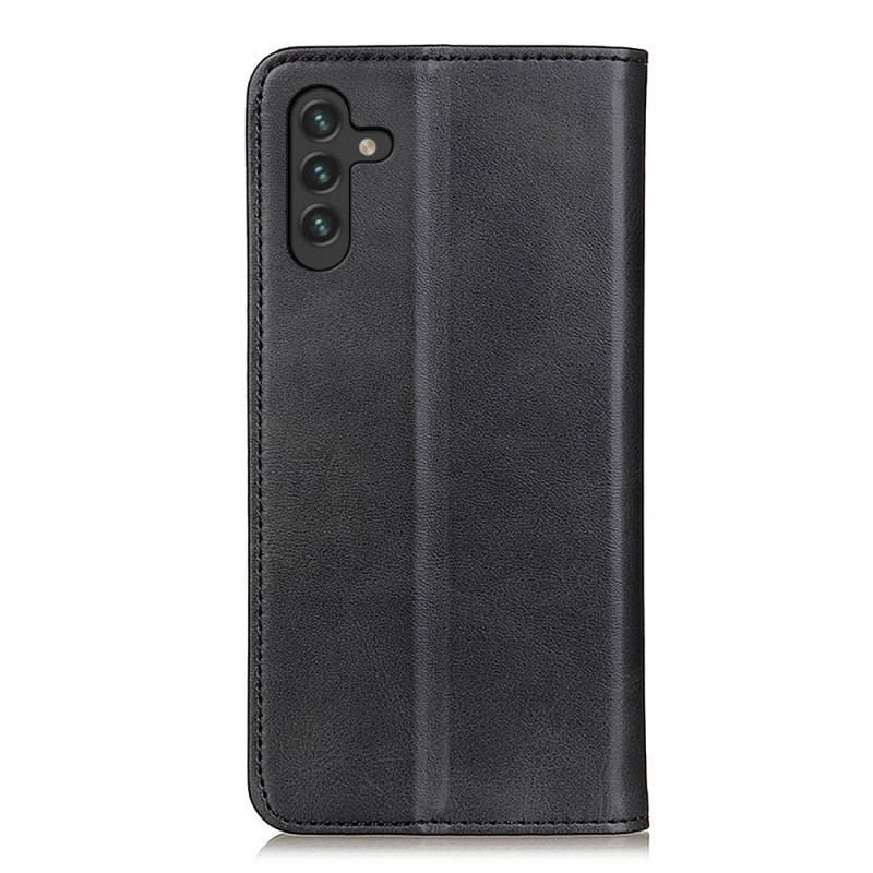 Flip Cover Samsung Galaxy A13 5G / A04s Cuir Fendu