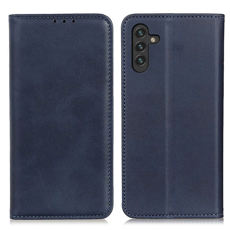 Flip Cover Samsung Galaxy A13 5G Cuir Fendu