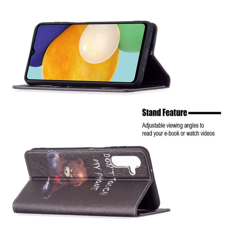 Flip Cover Samsung Galaxy A13 5G Ours Dangereux