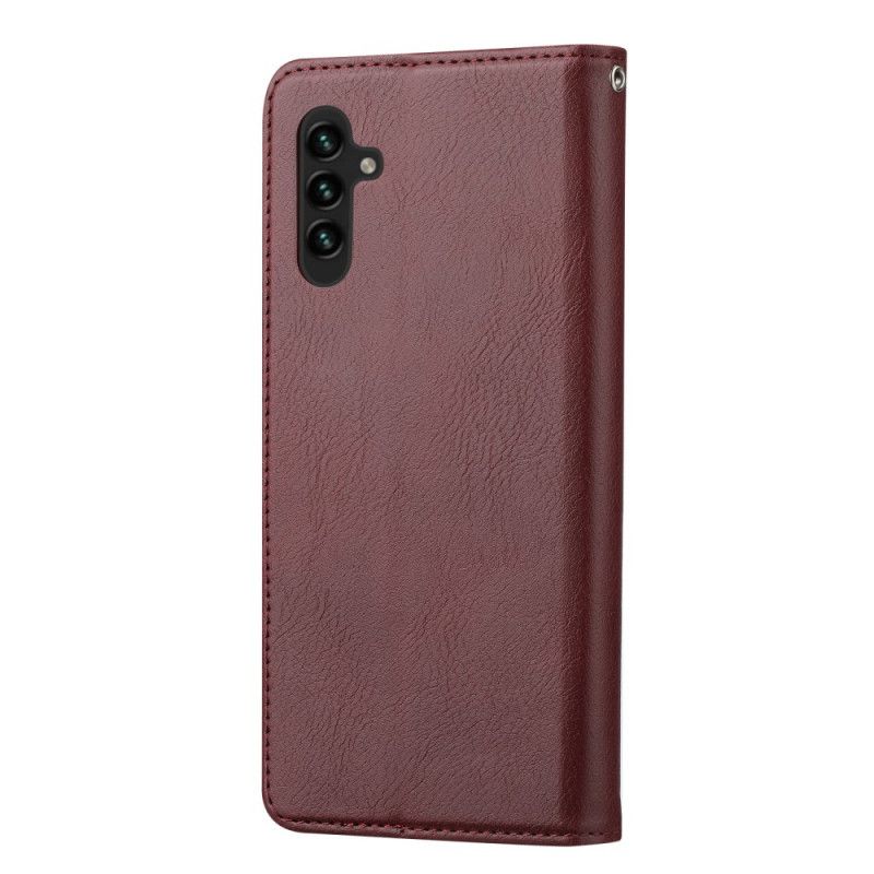 Flip Cover Samsung Galaxy A13 5G Simili Cuir Porte-cartes