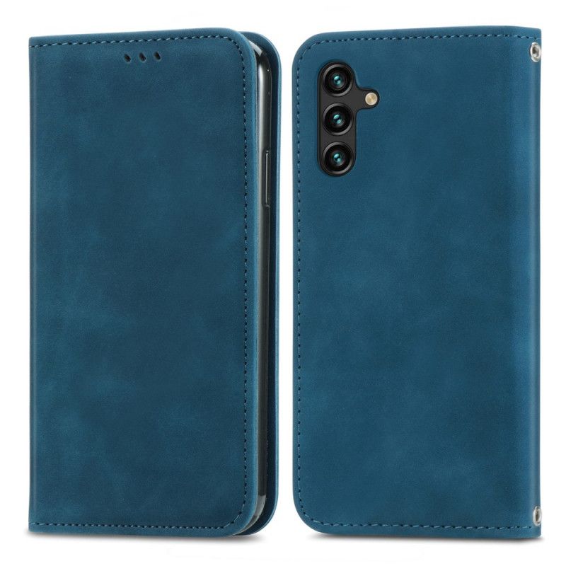 Flip Cover Samsung Galaxy A13 5G Skin-touch Design Vintage